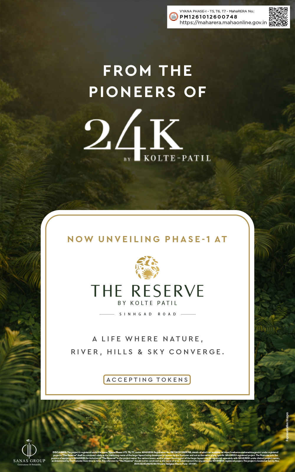 The Reserve by Kolte Patil — Sinhgad Road, Pune — facade view